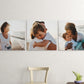 Photo Collection of 3 Foam Board prints on the wall