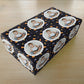 Personalised Gift Wrapping Paper - dark design personalised with repeating photo of kid