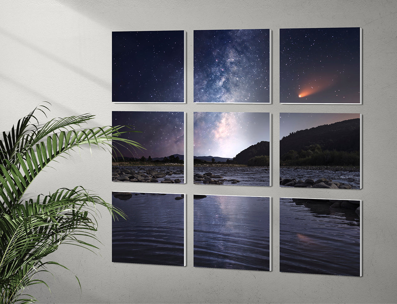 Photo Tiles - gallery arrangement