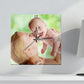 Photo Wall Clock customised with Mother and Baby picture.